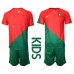 Billige Portugal Hjemmetrøye Barn VM 2022 Kortermet (+ korte bukser)
